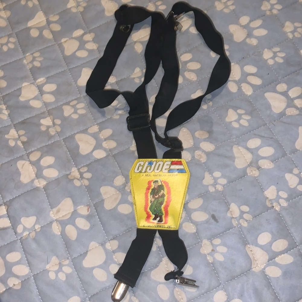 Hasbro Vintage Gi Joe 1987 Child's Suspenders